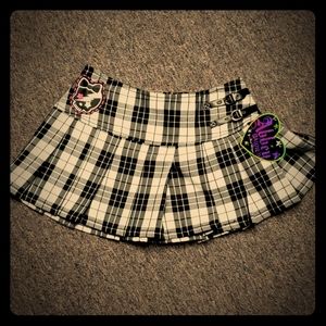 Abbey Dawn plaid skirt